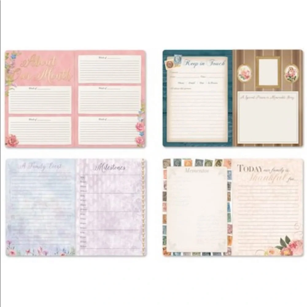 Treasured Family Moments Guided Journal - Peacock